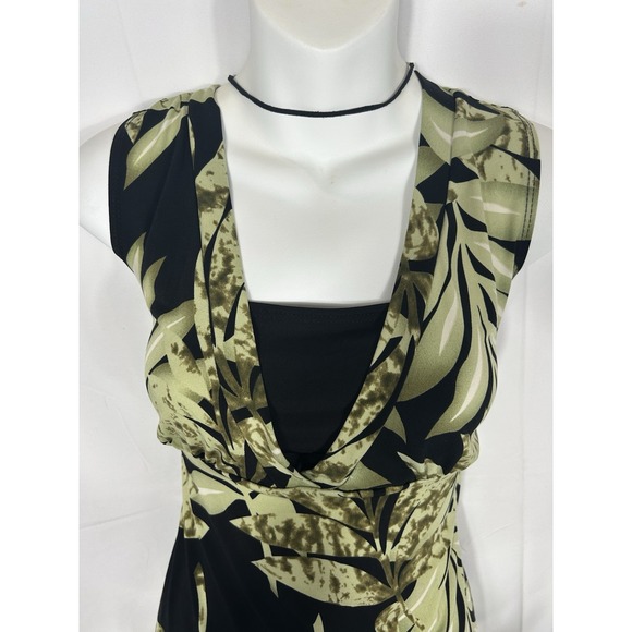 Vintage USA Deadstock Y2K Babydoll Top Size M Green Boho Fairy Grunge Whimsigoth - Picture 4 of 14